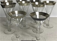 9 PIECE COCKTAIL GLASSES
