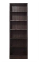 New For Living 6-Shelf Bookcase Brown 
Assembled H