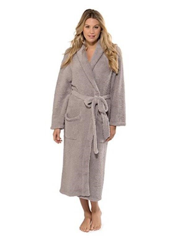 Barefoot Dreams CozyChic Grey Adult Robe