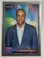 2021 Topps Finest Refractor #52 John Starks!