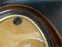 Antique Oval 13x11 Wooden Frame Late 1800's