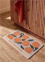 *NEW* 'Les oranges' Print Kitchen Mat 46 x 76 cm