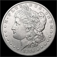 1896-O Morgan Silver Dollar NEARLY UNCIRCULATED