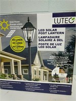 Lutec LED Solar Post Lantern