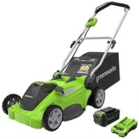 Greenworks 40V 16" Cordless Electric Lawn Mower  4