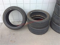 2 - Michelin 245/45ZR19, 1 - Falken 245/45R20