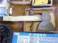 Broad axe head & other