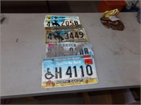 4-sets of license plates