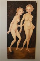 Painting of Two Female Nudes