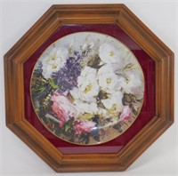 * 1977 Framed Plate “From the Poet’s Garden”