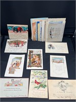 Vintage and antique Christmas cards post cards