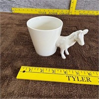 Donkey Ceramic Planter
