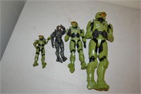 Four Halo Figures