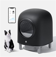 Petree Self-Cleaning Cat Litter Box with Wi-Fi End