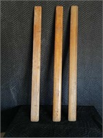 Wooden hand rails