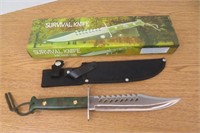 NIB Survival Knife in Sheath