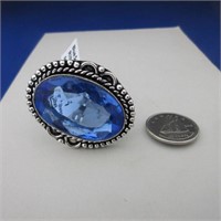 Blue Sapphire Ring Size 7