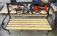 (K) Wooden Garden Bench: 49" W