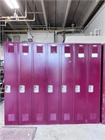 7 Lyon Metal School Lockers