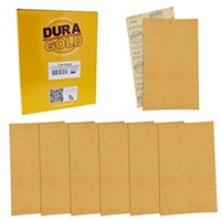 Dura-Gold Premium 5" x 2.75" Gold Sandpaper Shee