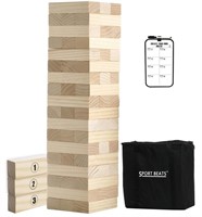 SPORT BEATS Outdoor Games Large Tower Game 54 Bloc