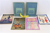 6 Child's Books+Paper Dolls, 1940s Peter Rabbit++