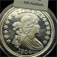 1804 Silver Liberty Commemorative 1 Troy Oz Coin