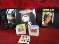 (3)Record albums, urban cowboy, staying alive