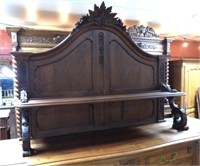 Beautifully Carved Louis XV Style Oak Topper.