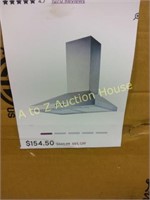 30" 400CFM WALL MOUNT RANGE HOOD