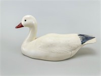 Hand Carved Snow Goose