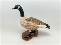 Hand Carved Miniature Canada Goose