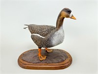 Carved Miniature Specklebelly Goose