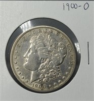 Silver U.S. Morgan 1 Dollar 1900-O VF