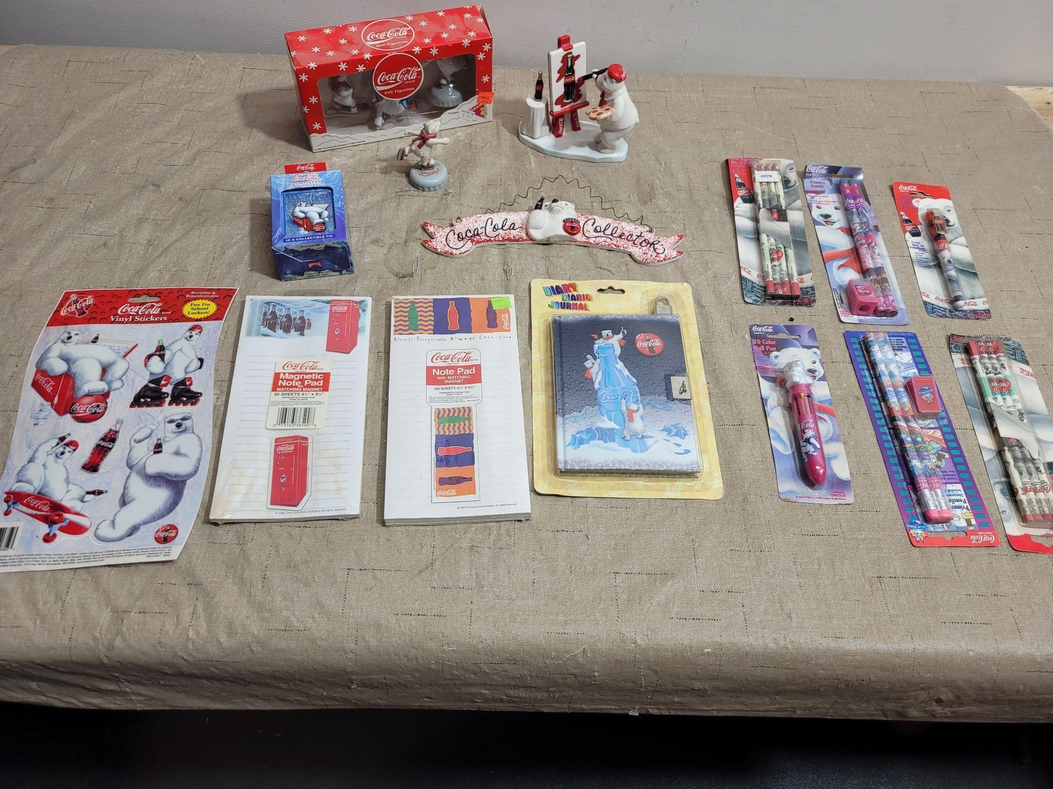 Coca-Cola Paper, Pencils, Card's & Stickers