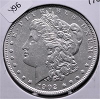 1902 MORGAN DOLLAR  AU