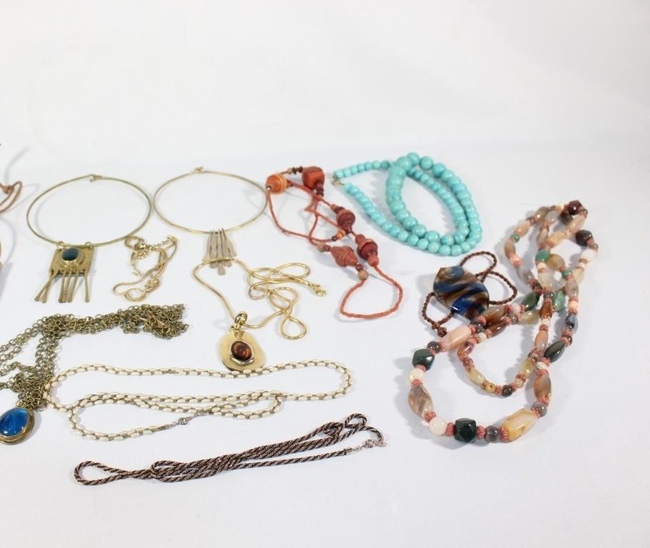Lot of Necklaces - Costume - Beaded Etc
