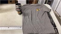 Chicago BlackHawks shirt medium and cup