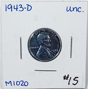 1943-D  Lincoln Cent   Unc
