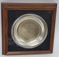 1974 Sterling Silver University of Illinois Plate
