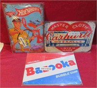 Pop Culture Lot 3 Tin Signs Hot Wheels Bazooka++