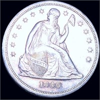 1846-O Seated Liberty Dollar UNCIRCULATED