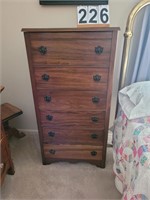 6 Drawer Wooden Chest 46" X 23.25" X 16"