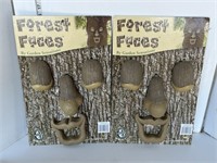 2 forest faces