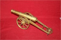 1890's Vintage Brass Cannon 19"length