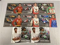 8 IndyCar Racing Autographed Memorabilia