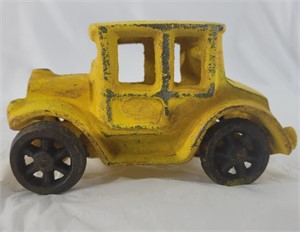 Vintage cast iron toy car