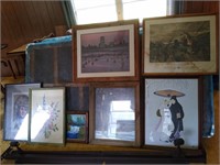 variety of framed pictures