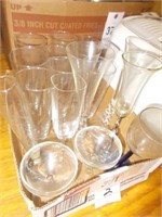 Wine Glasses, Beverage Glasses, Flask, Etc.