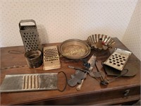 Kitchen utensils and pans - vintage